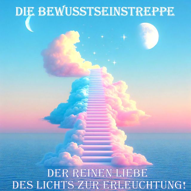 Bewusstseinstreppe der reinen Liebe des Lichts zur Erleuchtung! - AB 2026 auch ONLINE per Whats-App!