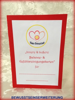 Emotions- & Gefühlsreinigungskarten-Set