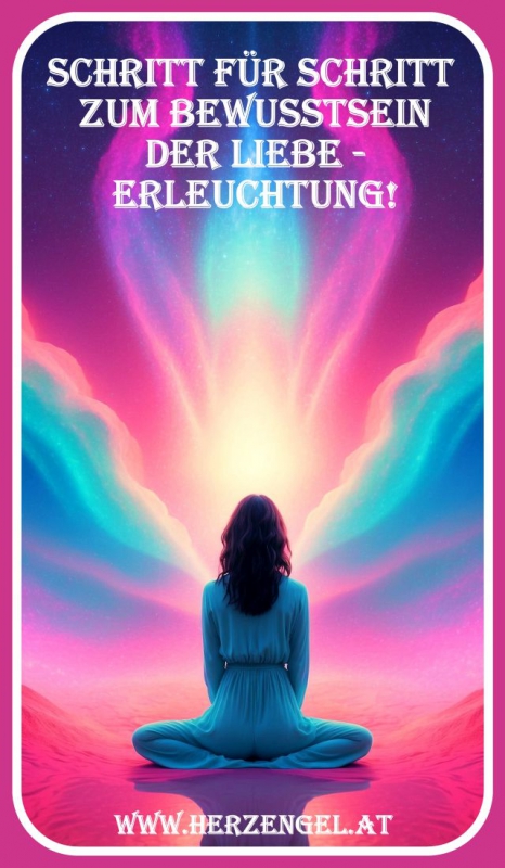 Bewusstseinstreppe der reinen Liebe des Lichts zur Erleuchtung! - AB 2026 auch ONLINE per Whats-App!